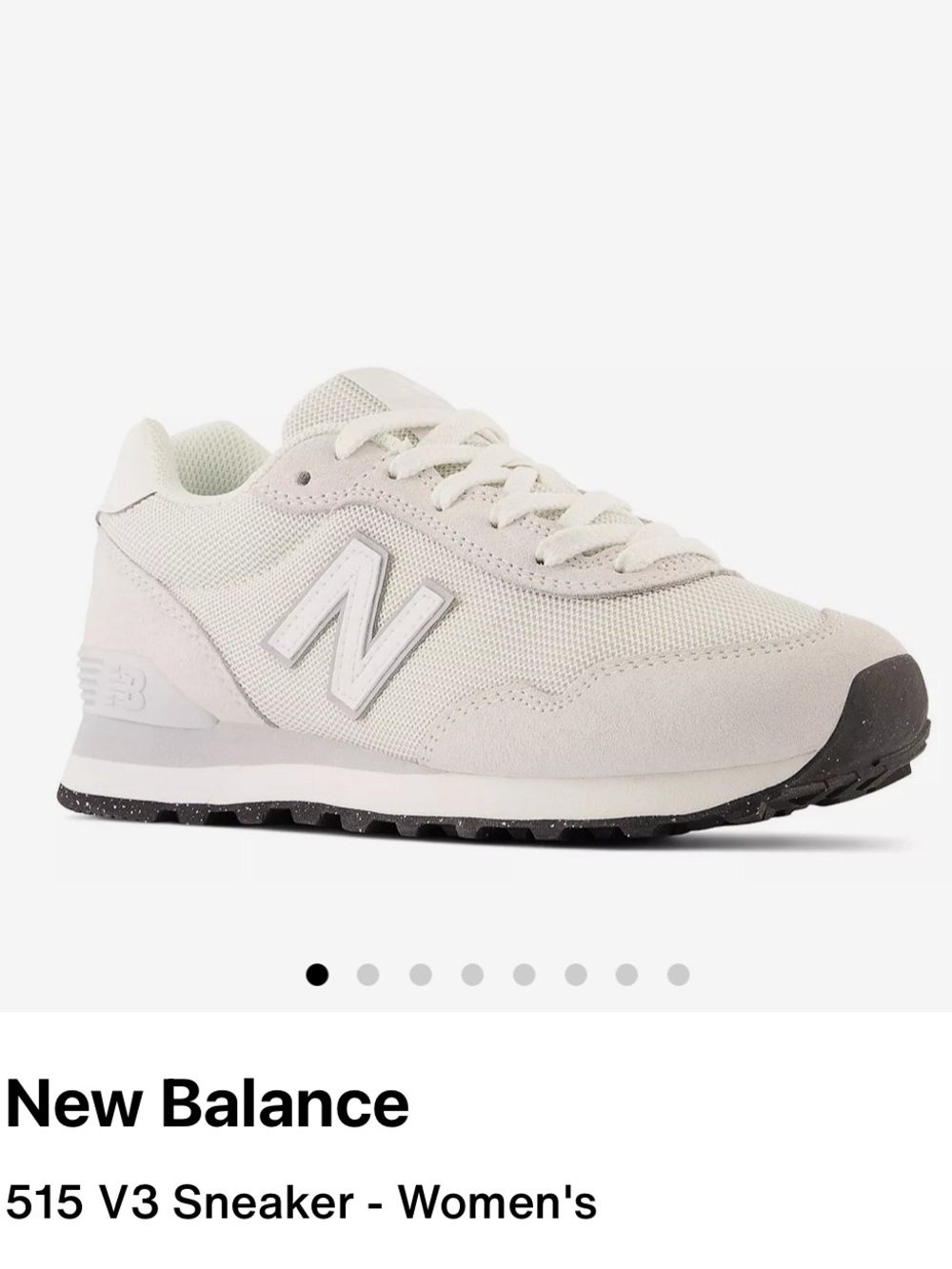 Women’s New Balance 515 V3 off white size 6